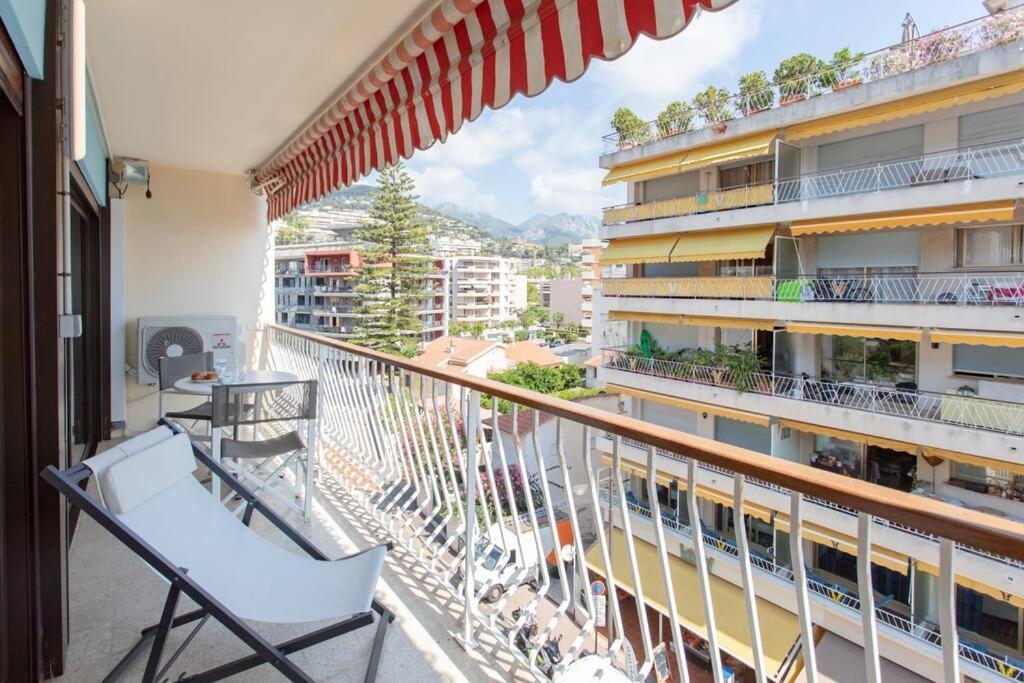 La Perle 2 P Terrasse Vue Mer 1Min Plage Clim Roquebrune-Cap-Martin Kültér fotó