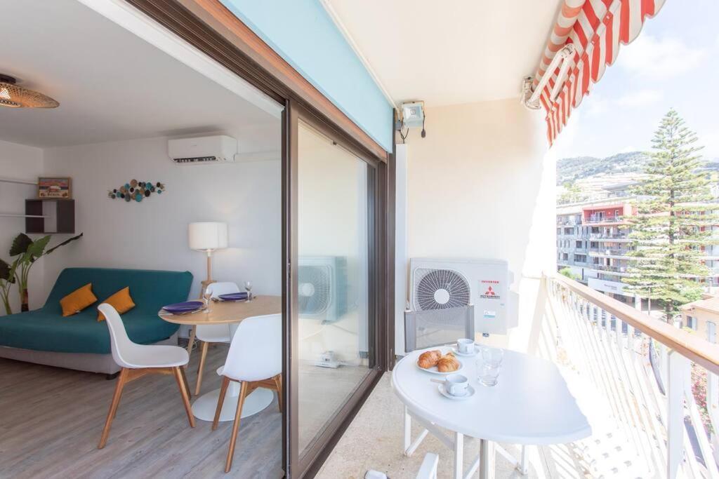 La Perle 2 P Terrasse Vue Mer 1Min Plage Clim Roquebrune-Cap-Martin Kültér fotó