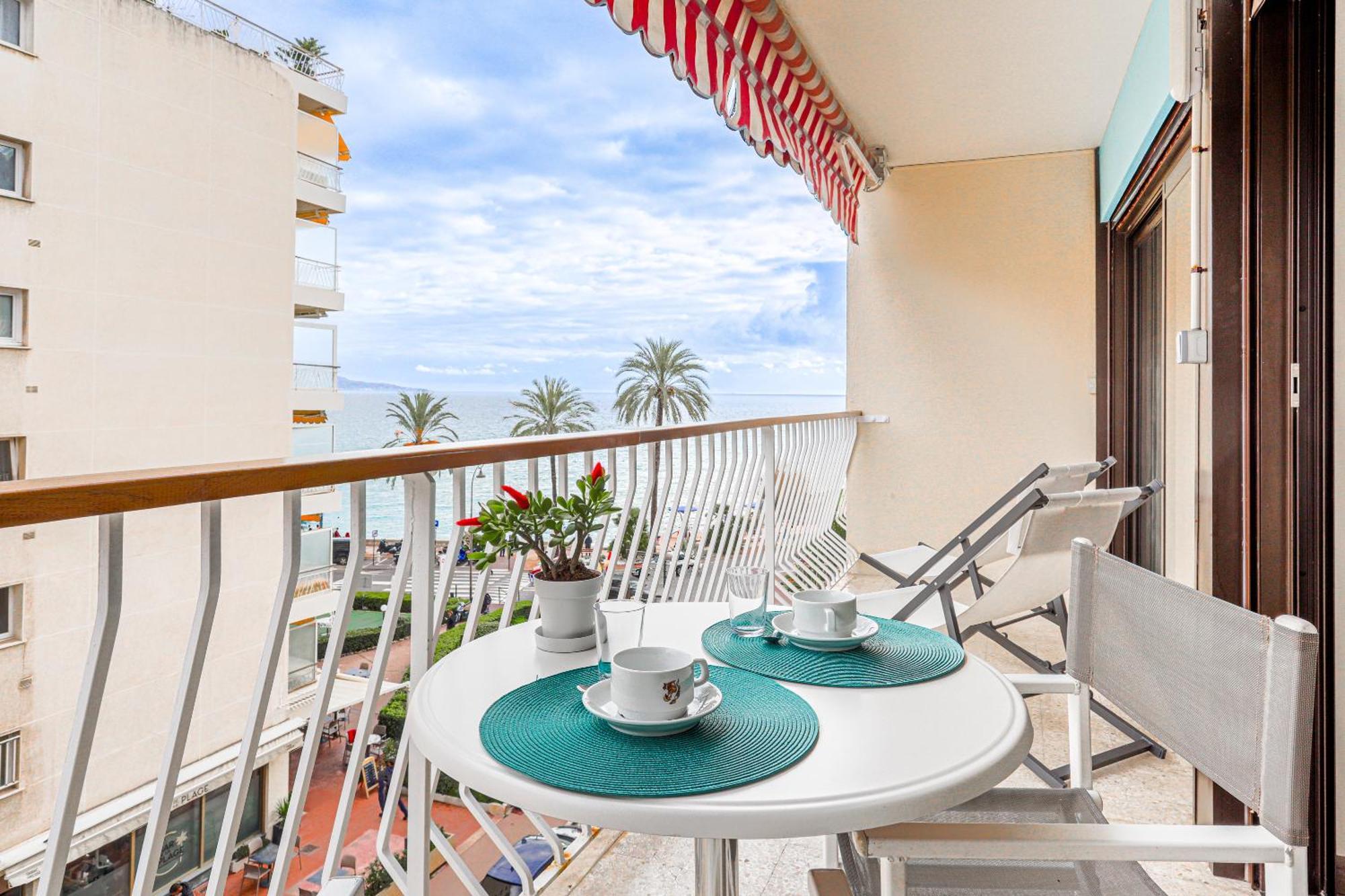 La Perle 2 P Terrasse Vue Mer 1Min Plage Clim Roquebrune-Cap-Martin Kültér fotó