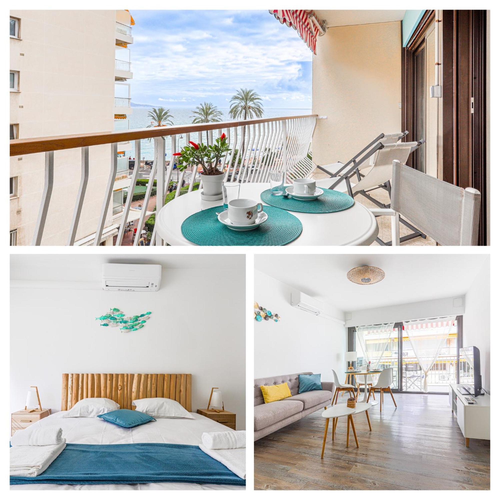 La Perle 2 P Terrasse Vue Mer 1Min Plage Clim Roquebrune-Cap-Martin Kültér fotó